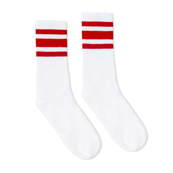Retro SOOCO RED STRIPED SOCKS