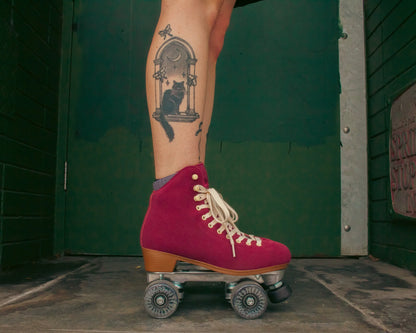 Chuffed Skates WANDERER - BURGUNDY