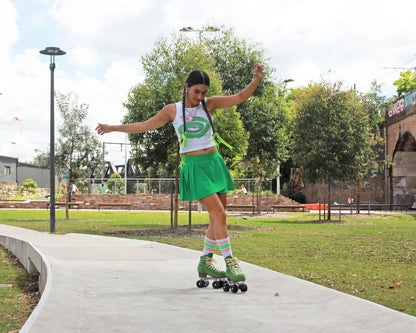 Chuffed Skates WANDERER - OLIVE GREEN